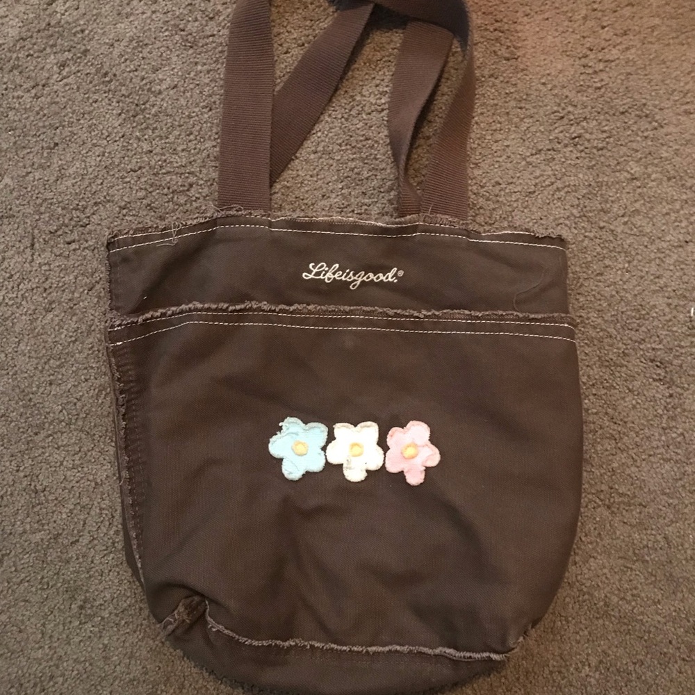 Small brown tote
